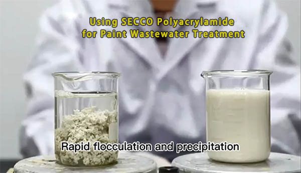 Het gebruik van polyacrylamide voor verfafvalwaterbehandeling