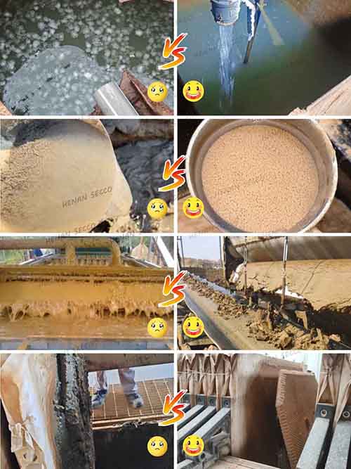 Prestatievergelijking van polyacrylamide (PAM) bij afvalwaterbehandeling en slibdewatering: 4 typische casestudies